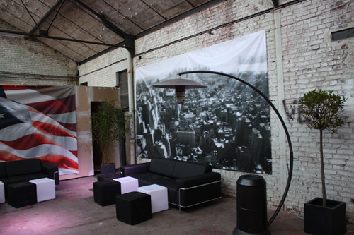 Lounge dans une usine