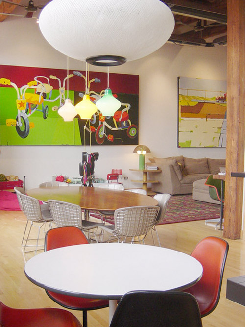 table dans le loft