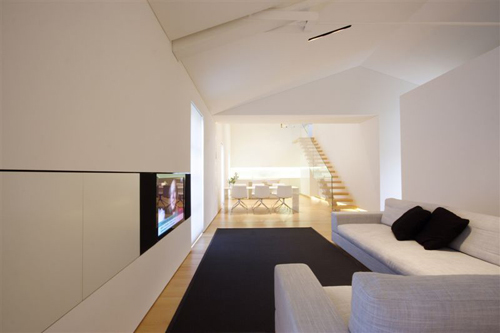 loft design entièrement blanc
