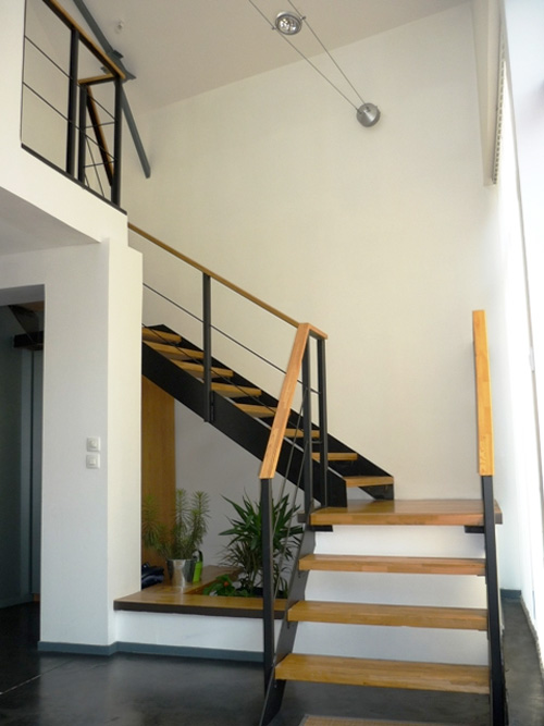 27 idées d'escaliers pour votre loft Escalier désign Marche
