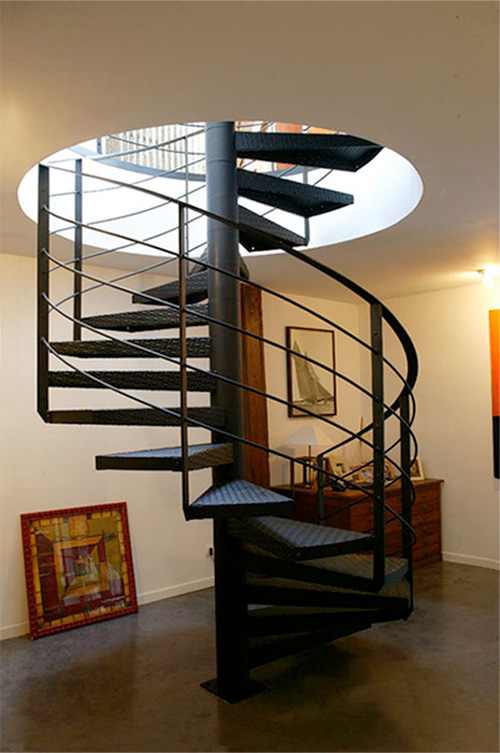 27 idées d'escaliers pour votre loft Escalier décor Métal