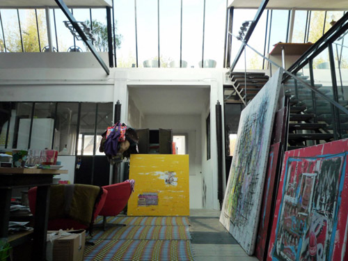 loft avec poutres eiffel