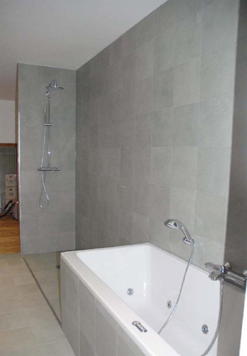 douche et baignoire