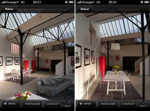 application iphone loft à vendre à louer