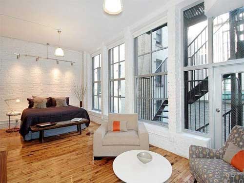 suite parentale d'un loft à New York