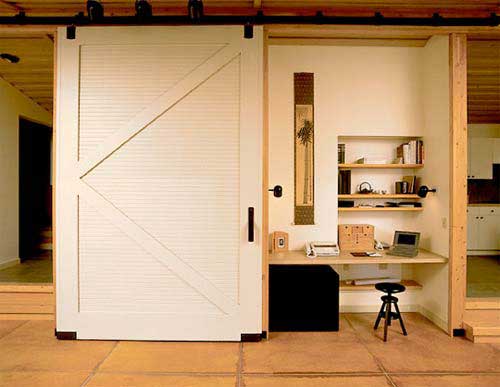 porte coulissante coin bureau