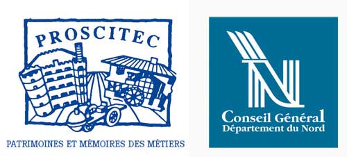 proscitec Patrimoines et Mémoires des Métiers et logo Nord Pas de Calais