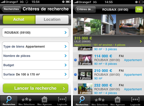 application iphone