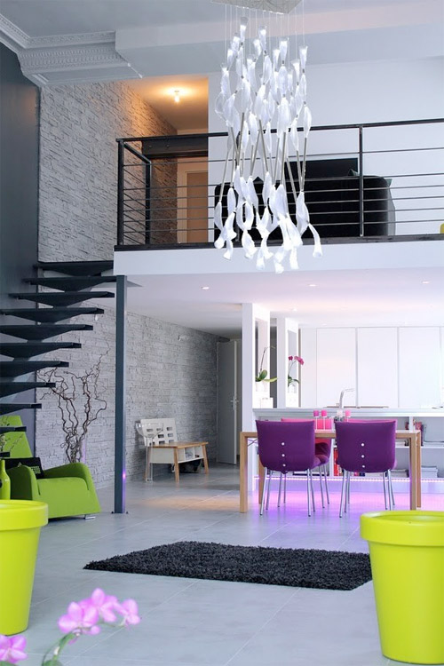séjour du loft