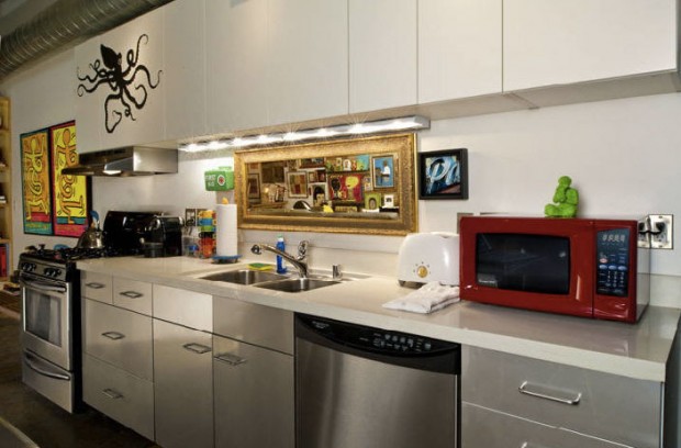 Cuisine du loft à Los Angeles