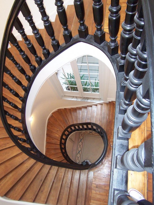 escalier balancé
