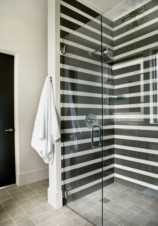 18 idées de douche pour votre loft Douche ouverte vintage