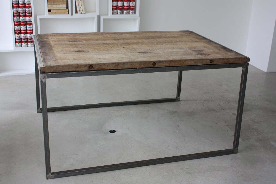 table bois industriel table industriel table bois industriel table industriel