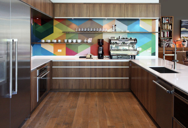 21 idées de cuisine pour votre loft Credence désign cuisine