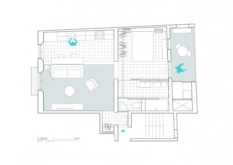 plan appartement barcelone