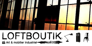 LoftBoutik, mobilier esprit loft en bois, metal et beton
