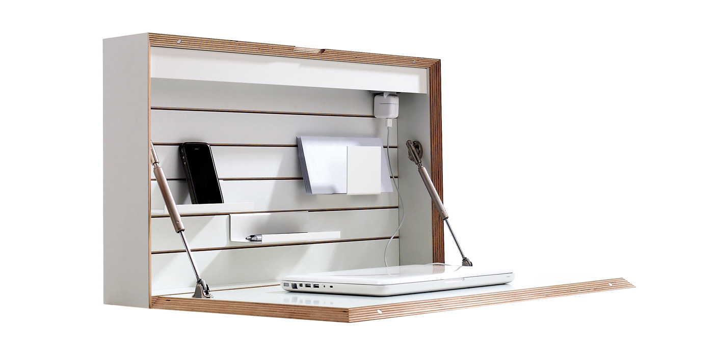 bureau pliable mural