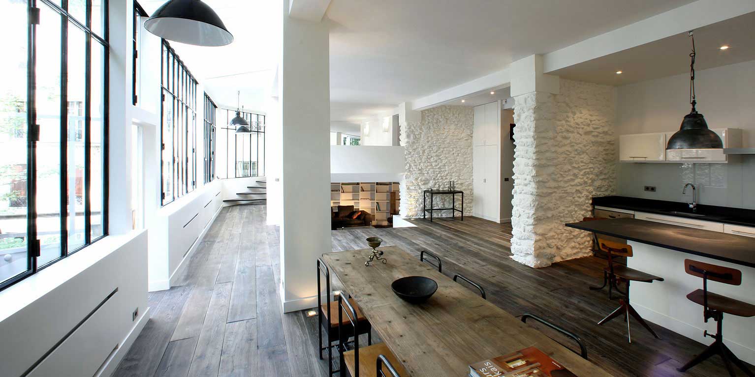 Loft à montmartre par 2design