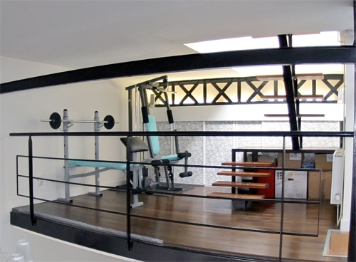 salle de sport dans un loft