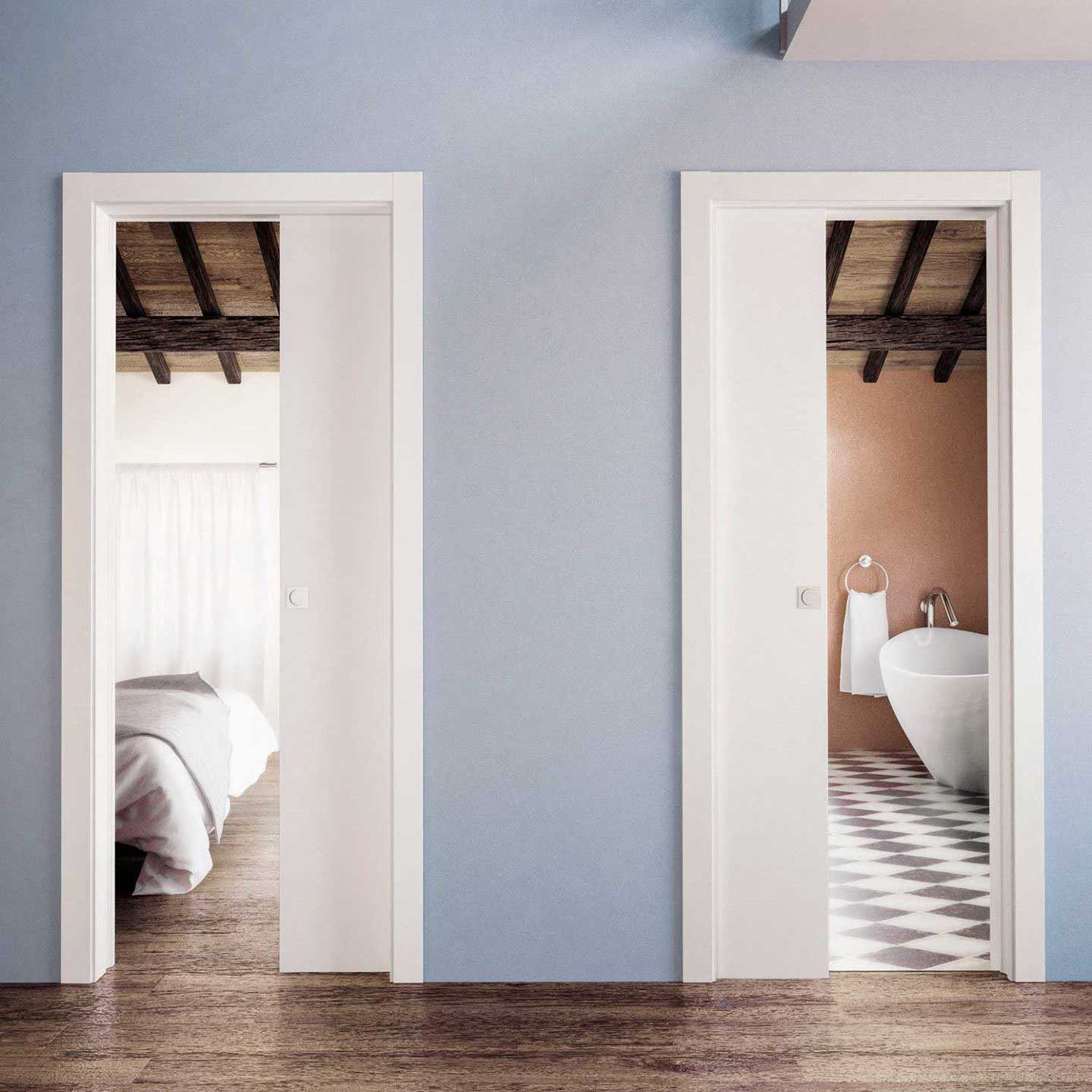 Porte coulissante 33 idées originales et astucieuses Porte coulissante 33 idées originales et astucieuses