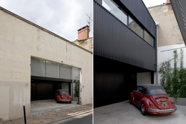 maison vue de l'extérieur