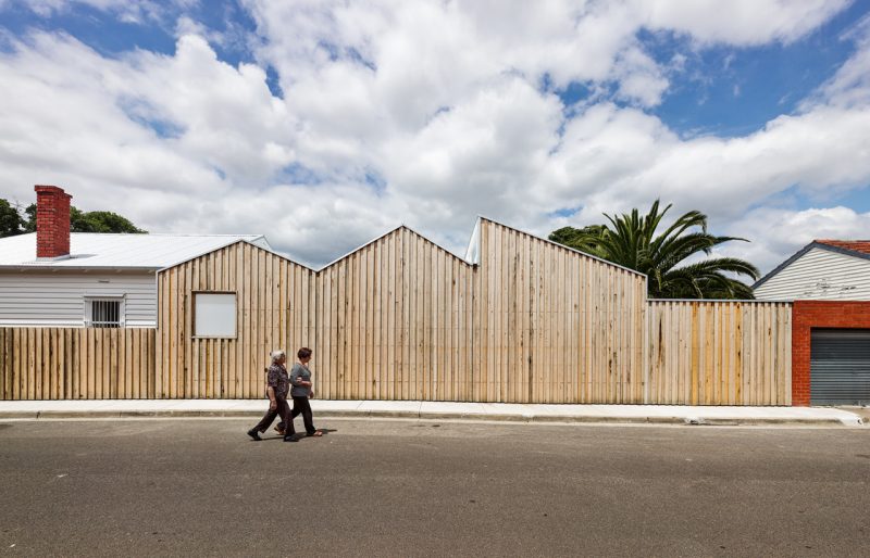 Maison en forme d'usine