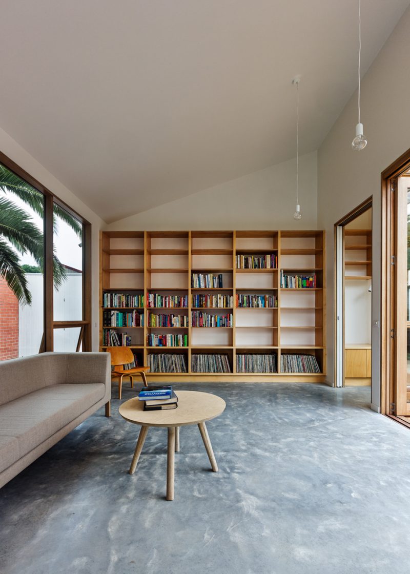 Bibliothèque en bois sur mesure