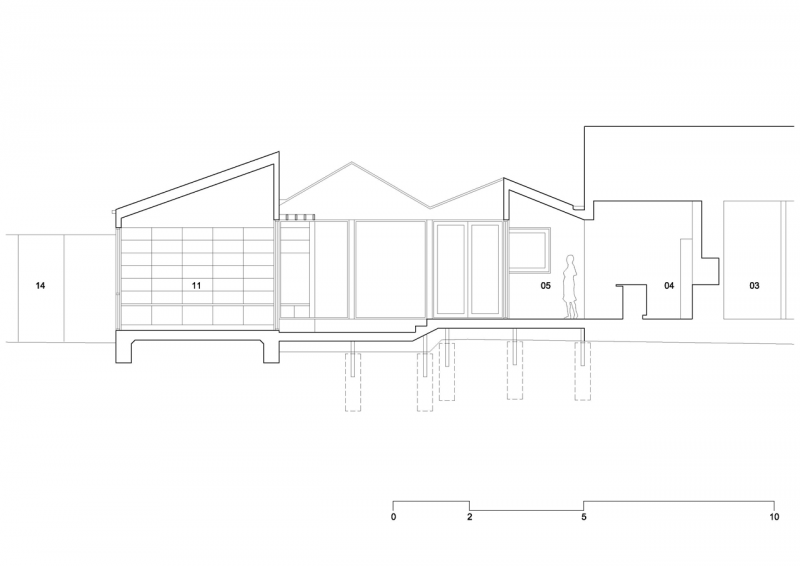 Plan de la maison esprit loft