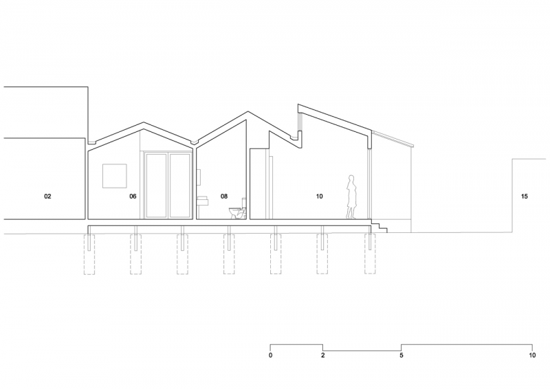 Plan de la maison esprit loft