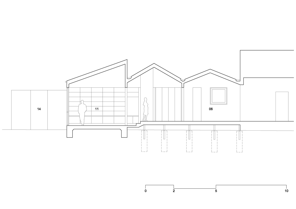Plan de la maison esprit loft