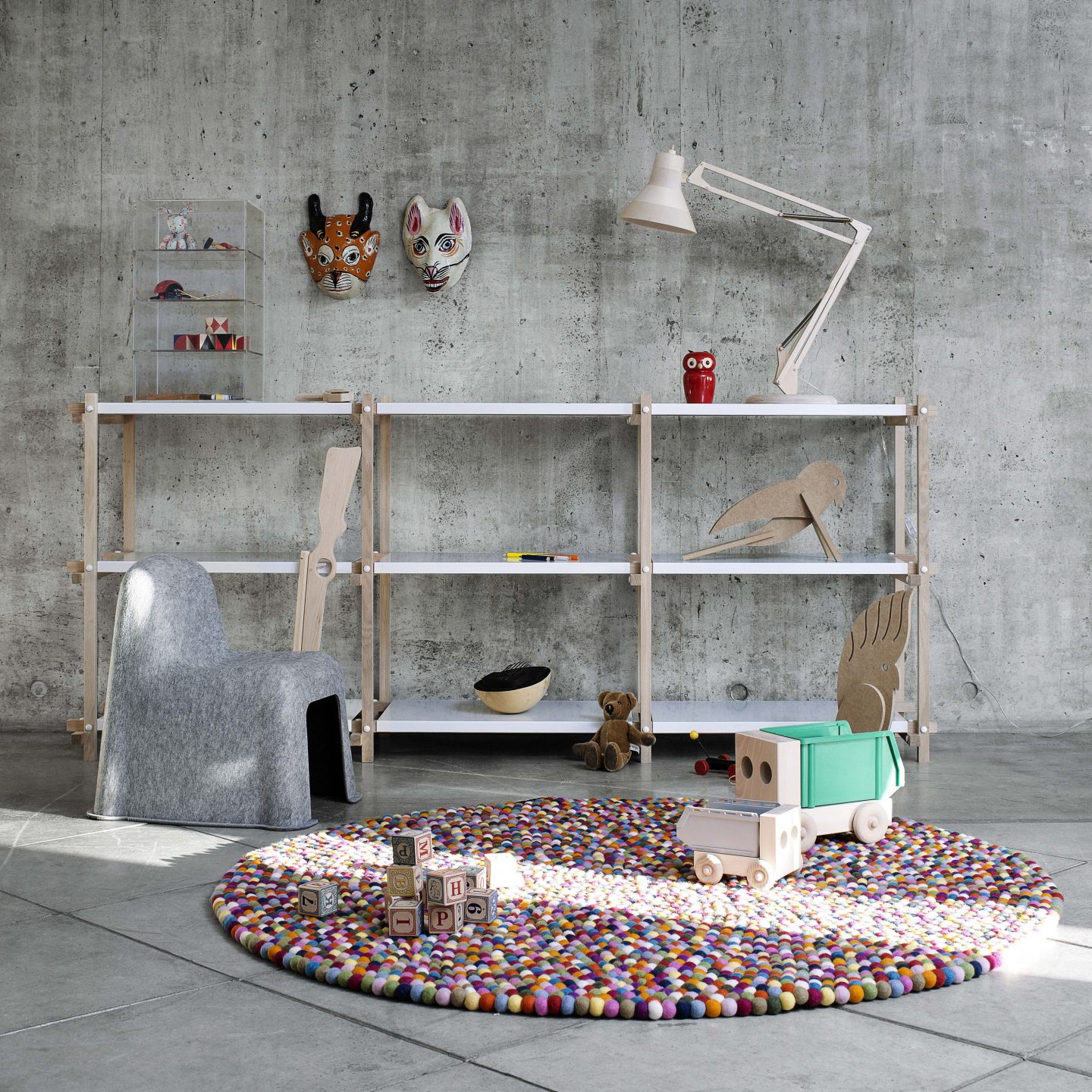 Présentoir rangement vinyle modulable