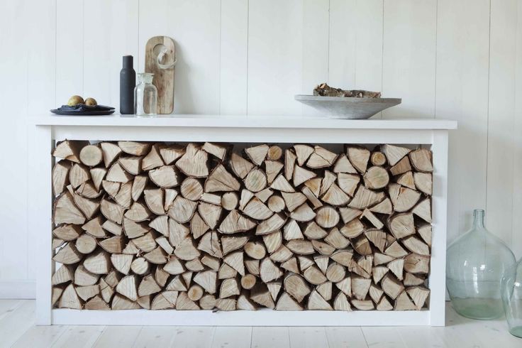 Rangement bois de chauffage intérieur: plus de 40 idées de racks à bûches  pour ranger les bois de …