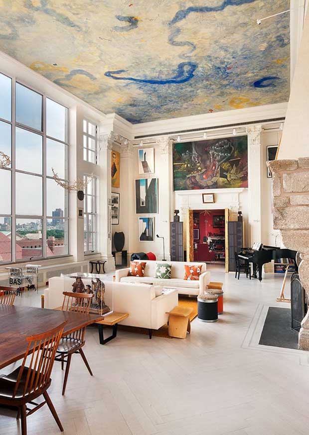 Un loft au décor de château à New York