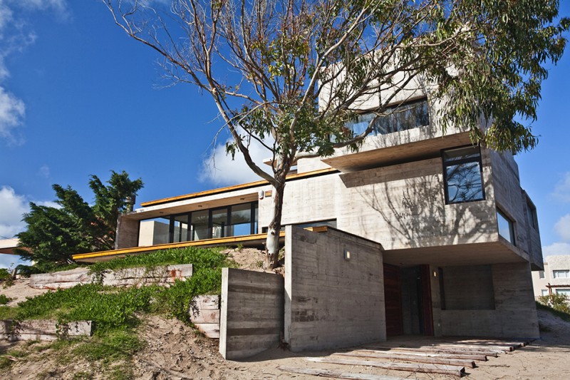 Maison en beton en Argentine
