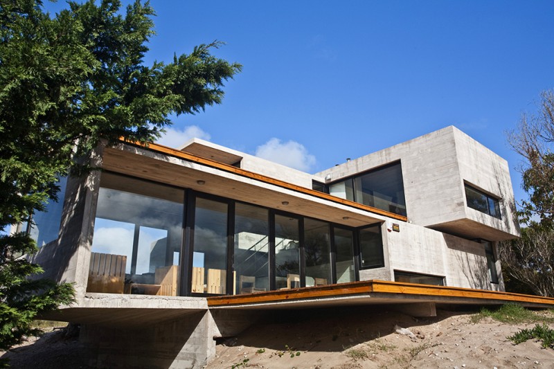 Maison en beton en Argentine