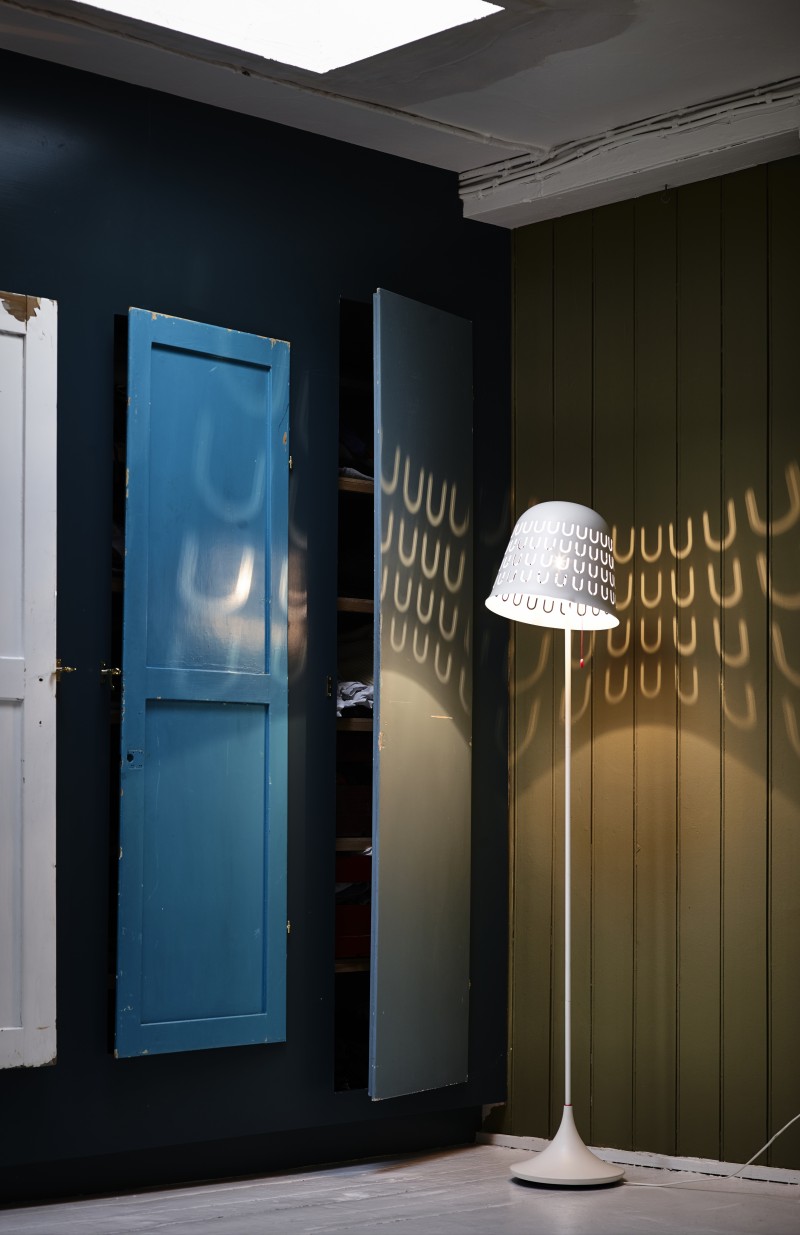Lampadaire blanc Ikea PS