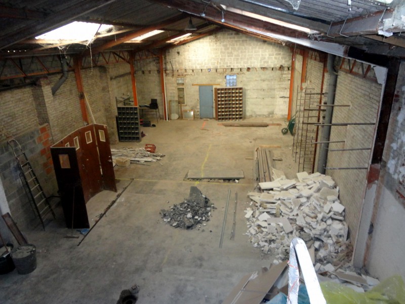 Hangar transformé en loft