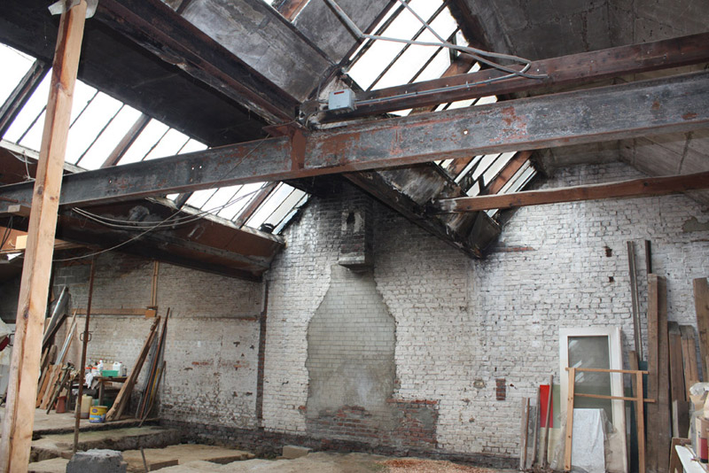Notre atelier de menuiserie avant les travaux