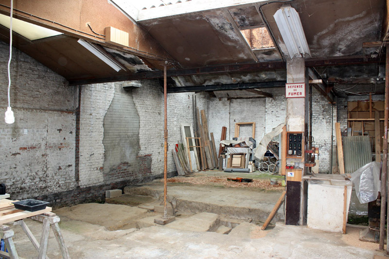 Notre atelier de menuiserie avant les travaux