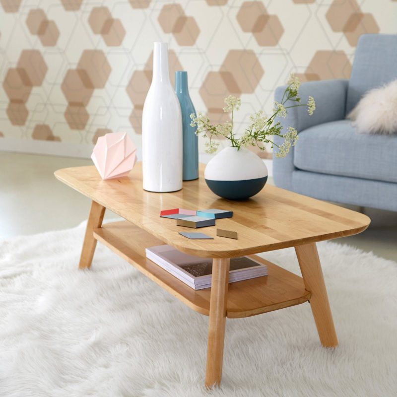 Table de salon en bois La Redoute Intérieurs