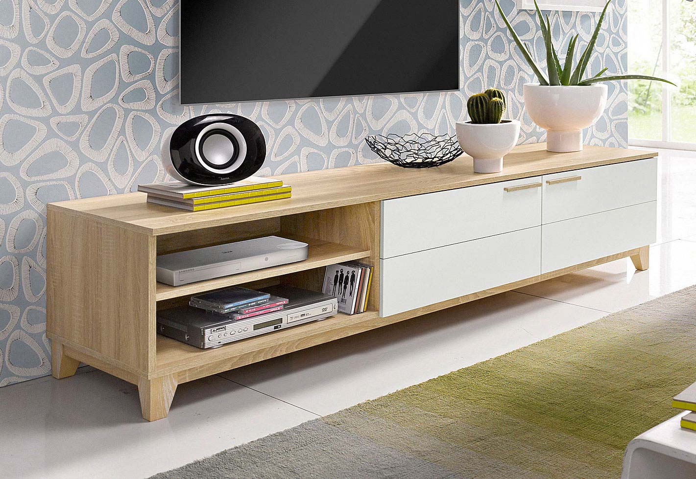  Meuble  TV  scandinave moderne 