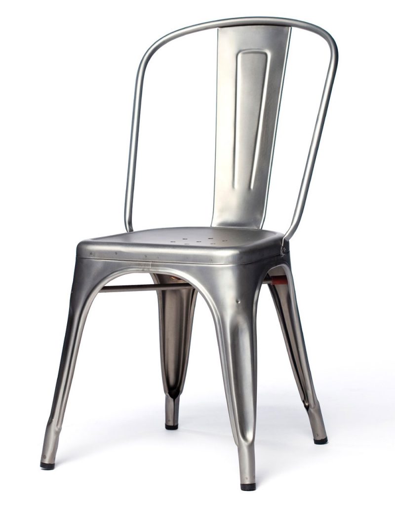 Chaise industrielle  13 idées déco en métal et bois