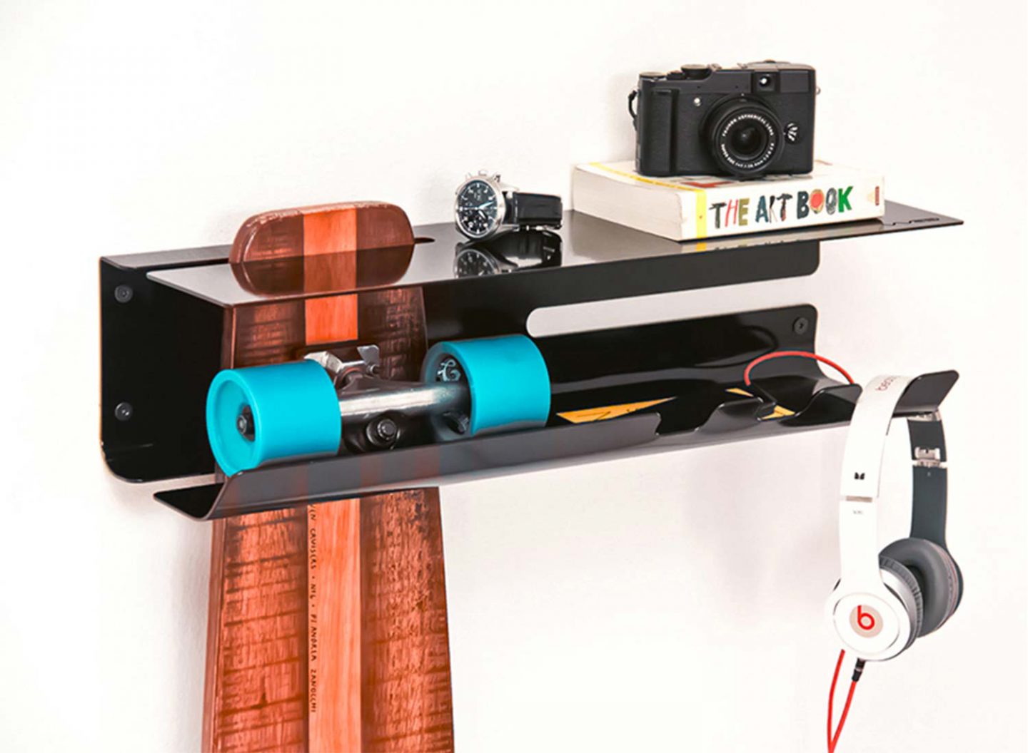 Support Mural Pour Skateboard – Design Moderne, Gris, Fixation Facile, Enhanc3d Designs