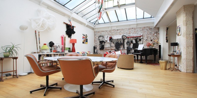 Loft avec verrière Paris 10