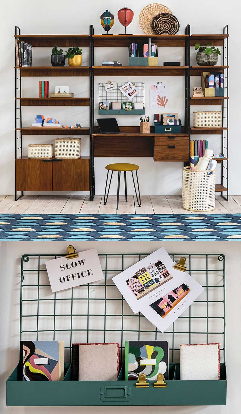 13 DIY pour fabriquer un organiseur mural de bureau