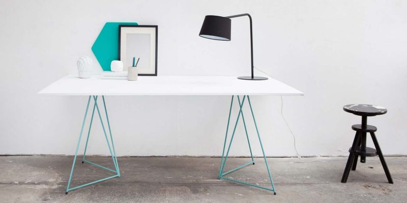 Tréteaux 39 Idées Déco Pour Créer Une Table Ou Un Bureau