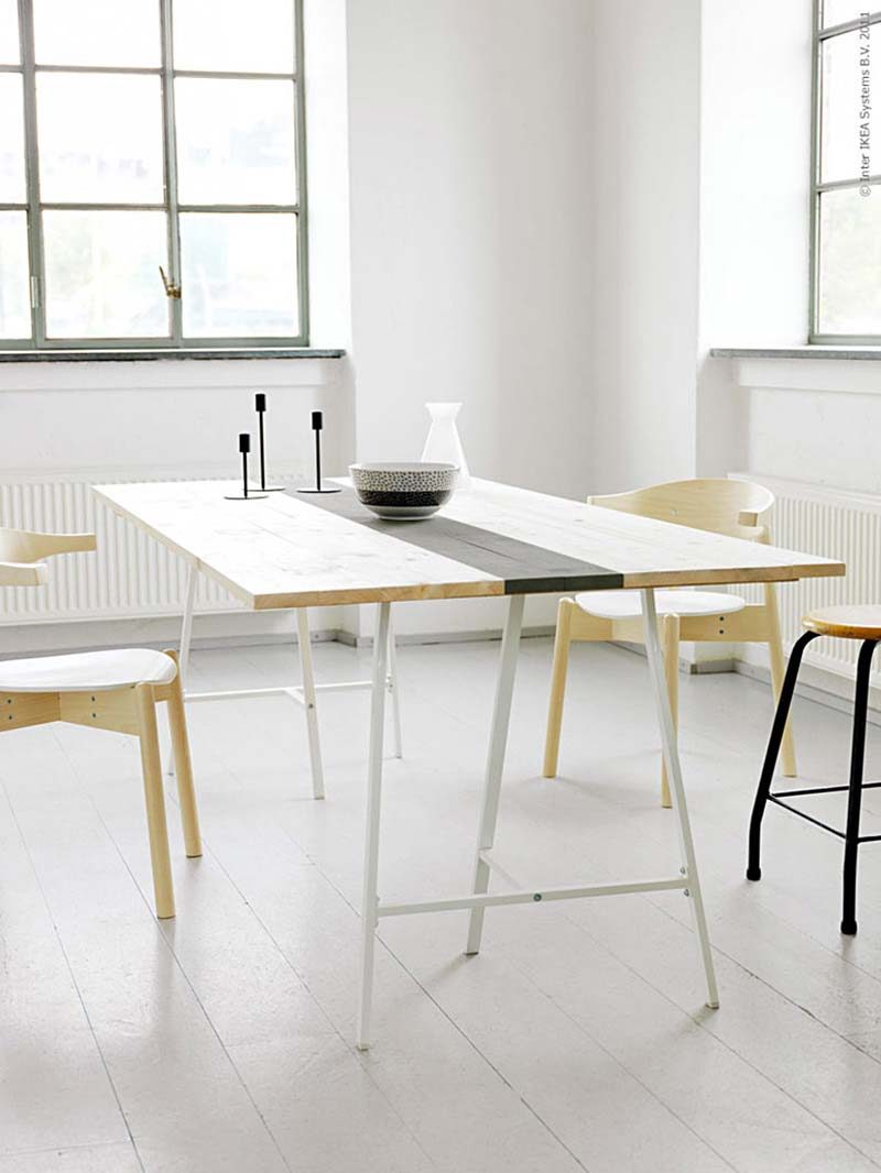 Treteaux 39 Idees Deco Pour Creer Une Table Ou Un Bureau