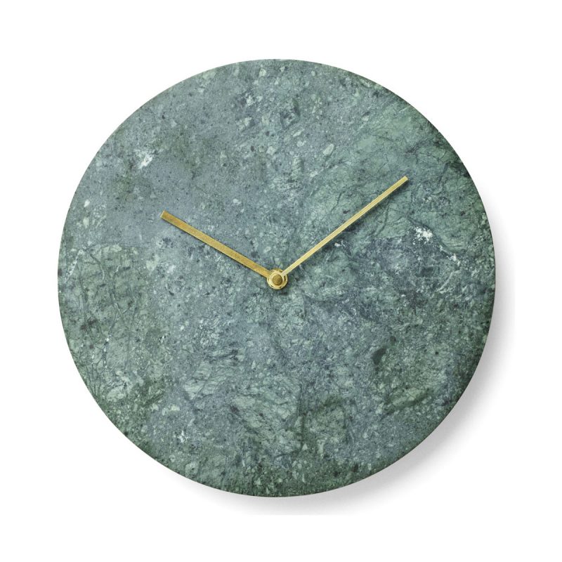Horloge marbre vert