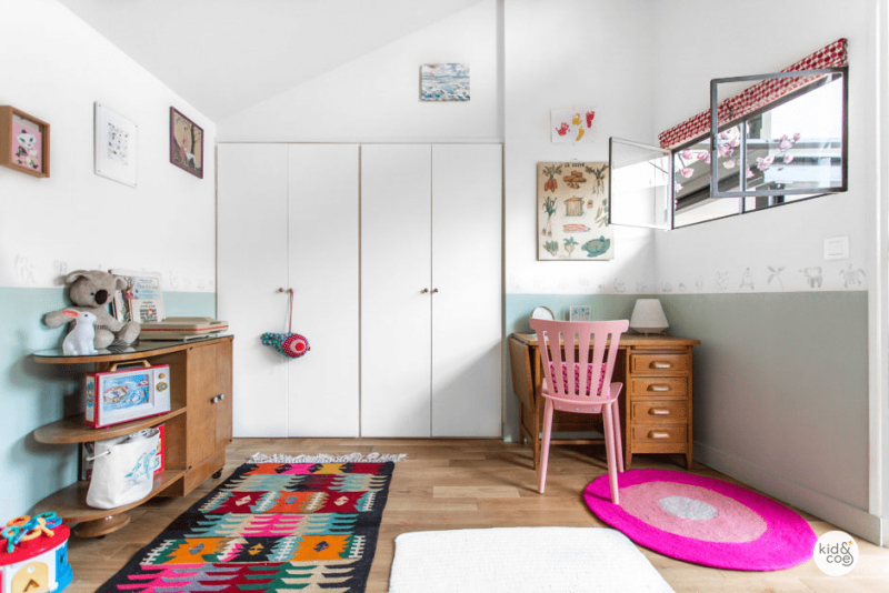 Chambre d'enfant dans un loft