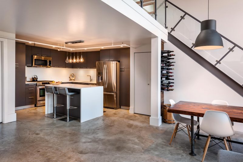 Cuisine sous mezzanine